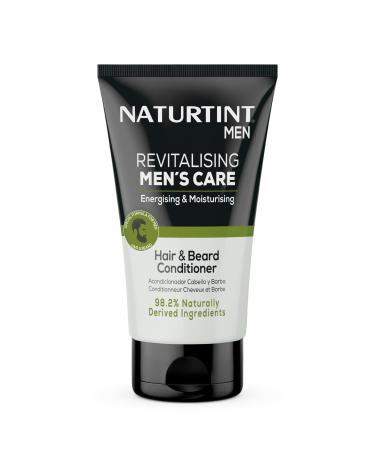 Phergal Laboratorios Naturtint Revitalizing Mens Care Conditioner for hair and beard nourishes hydrated and revitalized soft and light texture 98 natural ingredients with ginseng and maca 150 ml
