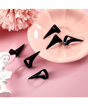 10-Piece Hair Parting Sectioning Tool Set - Black Metal Rings for Braiding, Curling, Styling, and Extensions - Buy Online on GoSupps.com