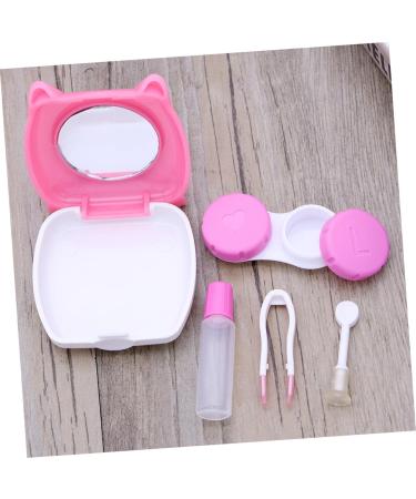 SOLUSTRE 2pcs Cute Lens Case Stylish Lens Storage Box for Safe Travel & Protection | International Shipping Available - Buy Online on GoSupps.com