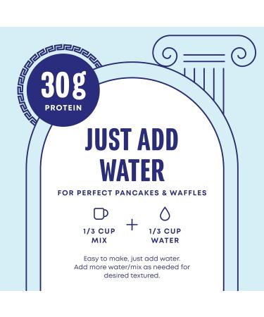 Phoros Nutrition Protein Pancake & Waffle Mix - 30g Whey Protein, Low Carb, High Protein, Keto-Friendly - Just Add Water (Original) - Buy Online on GoSupps.com