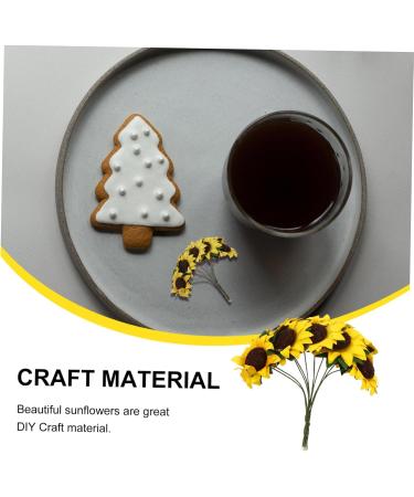 Cabilock 1 Set Decor Ornaments Flowers Flower Sunflower Decorative Paper Accessories DIY Simulation - Buy Online on GoSupps.com
