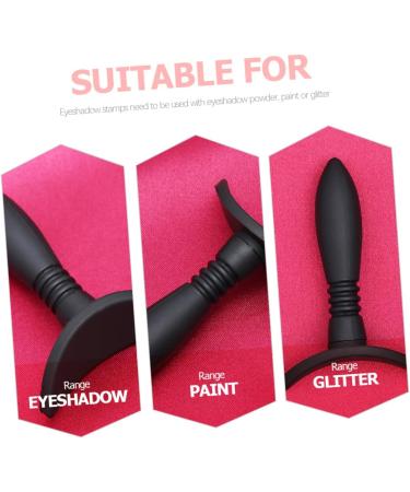FOYTOKI 2 Sets Eye Shadow Stamp Eyeshadow Applicator Eye Shadow Makeup Tool Make up Black - Buy Online on GoSupps.com