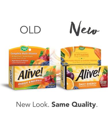 Nature's Way Alive! Daily Energy Multivitamin 60 Tablets - Boost Your Wellness - Buy Online on GoSupps.com