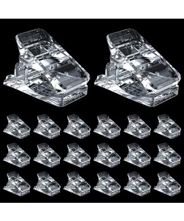 Weiyi 20 nail tip clips for the quick structure of polygel nail shapes nail tip-clip tool plastic-nail art-tip extension set