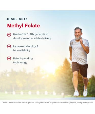 Jarrow Formulas Methyl Folate 400mcg - 60 Veggie Caps x 2 | Highly Bioactive Folate | 4th Gen Folic Acid | 120 Servings - Buy Online on GoSupps.com
