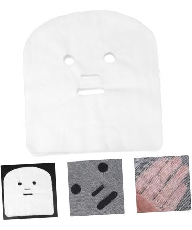 WOONEKY Lot De 100 Masques De Beaut En Coton Pr -d coup s Doux Et Respirants Taille Standard Visage Et Salon De Beaut Usage Professionnel Et Personnel - Buy Online on GoSupps.com