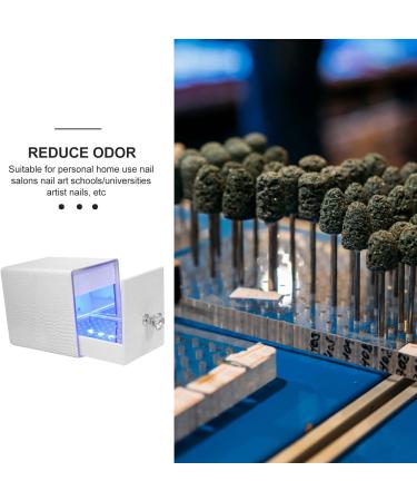 Beaupretty Nail Drill Bit Organizer 1pc Bits Bit Nail Files Manicure Drill Organizer Holder Pedicure Home Cleaner Female Salon Cuticle Polisher Display Electric Blue for Nail Bit Holder 10.5x9cm White - Buy Online on GoSupps.com