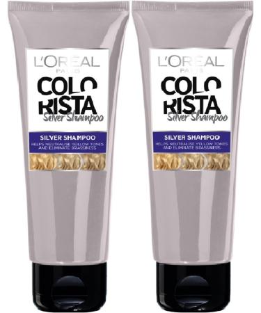 (Pack of 2) L'Oreal Colorista Silver Shampoo X 200 ml - Buy Online on GoSupps.com