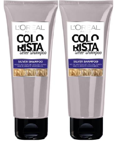 (Pack of 2) L'Oreal Colorista Silver Shampoo X 200 ml