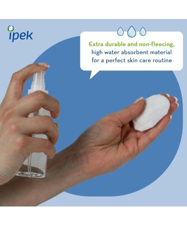 Ipek Makeup Remover Pads 300 Count 100% Pure Cotton Wool Pad Round Eye Make Up Pads Lint Free Cosmetic Rounds Soft and Absorbent Face Cleansing Pads Removed Pads for Nail Disposable White 3 Packs x 100 Pcs - Buy Online on GoSupps.com
