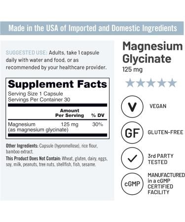 Bundle of NatureWise Vitamin D3 5000iu (125 mcg) 30-Day Supply - Non-GMO Gluten Free + NatureWise Magnesium Glycinate - 625 mg - Equal to 125 mg Elemental Magnesium - 30 Capsules 30-Day Supply  - Buy Online on GoSupps.com