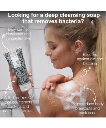 Australian Bodycare Body Wash 200ml | Tea Tree Oil Shower Gel for Skin Foot Wash | Daily Care for Spots, Pimples, Athlete's Foot, Ringworm, Acne & Body Odor | Pack of 1 - Buy Online on GoSupps.com