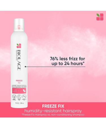 Biolage Freeze Fix Hair Spray | Anti-Humidity Firm Hold for All Hair Types | 10 Oz - Buy Online on GoSupps.com