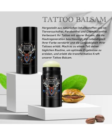 P-BEAUTY Tattoo Butter Care Balm with Vitamin E 75g - After Tattoo Care - Promotes Healing & Moisture Protection Against Dryness - Tattoo Balm for 3 Pack - Buy Online on GoSupps.com