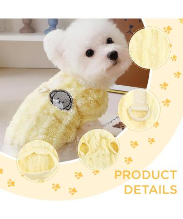 Warm Yellow Dog & Cat Sweater - Perfect for Small & Medium Dogs - Cozy Winter Clothing for Pets - Buy Online on GoSupps.com