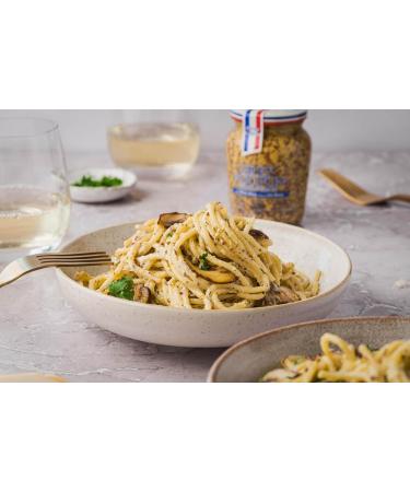 Grey Poupon Old Style Seed Mustard 210g x Pack of 6 French Mustard Brown Prepared with White Wine Whole Grain Mustard - Buy Online on GoSupps.com