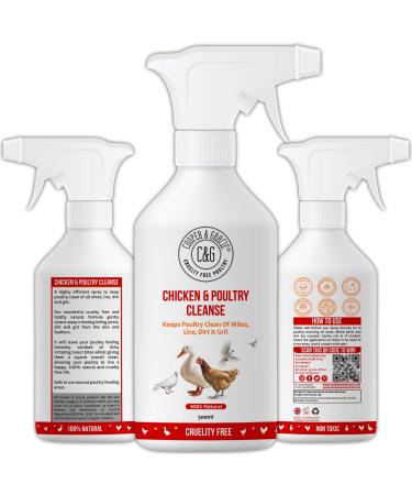 Cruelty Free Poultry | Chicken & Poultry Cleanse 500 ML | Keeps Poultry Clean Of Mite Lice | Removes Dirt And Grit From Skin And Feathers | Safe Around Poultry Feeding Area 500ML - Buy Online on GoSupps.com