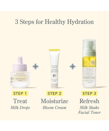 Beekman 1802 Goat Milk Minis Skincare Set - Travel-Friendly Squalene Toner Ceramide Serum & Moisturizer - Fragrance Free & Cruelty Free - Buy Online on GoSupps.com