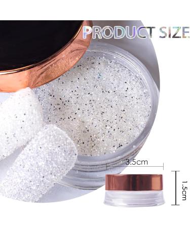 Laza 1.5g Diamond Nail Glitter - Holographic Rhinestones & Pixie Crystals for Stunning Nail Art - Reflective Triangle Glitter Decorations - Buy Online on GoSupps.com