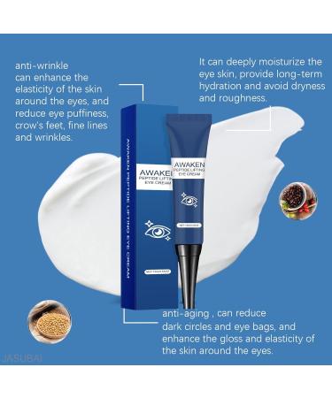  JASUBAI Immediate Effect Firming Eye Gel Awaken Peptide Eye Gel for Puffiness Relief Retinol & Peptides to Reduce Under Eye Bags Anti Wrinkle Serum For Eye - Buy Online on GoSupps.com