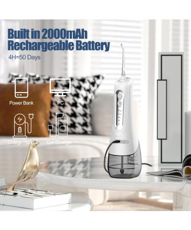 Wireless Mouth Shower - 4 Cleaning Modes IPX7 Waterproof USB Rechargeable Dental Care | Best Portable Tooth Cleaner for Home & Travel - Buy Online on GoSupps.com