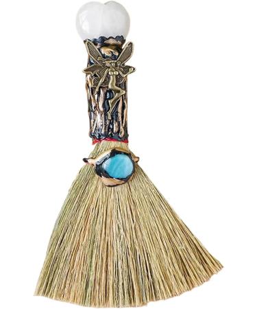 Halloween Witch Broom Crystal Witch Wiccan Altar Broom Witch Broomstick with Heart-Shape Crystal Halloween Witch Decor for Healing Cleansing Fengshui Halloween Party Decorations - Buy Online on GoSupps.com