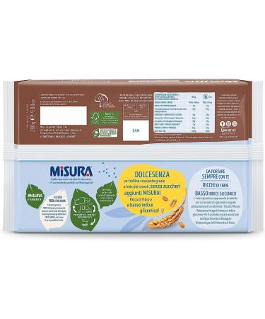  Italian Gourmet E.R. Misura Dolcesenza Chalk Biscuits with Low Glycemic Cereal Italian Whole Wheat Flour 6 Pieces of 6 Biscuits 280 g Set of 6 - Buy Online on GoSupps.com