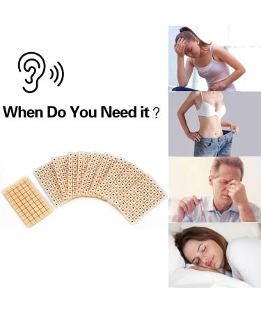 600-Piece Auriculotherapy Sticker Set | One-Way Eared Magnet Therapy & Acupressure Massage | Refill Pack for Multi-Condition Relief - Buy Online on GoSupps.com