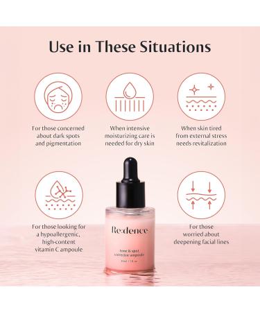  Redence Best Skincare Duo : 605 395ppm Vitamin C serum & 3-IN-1 Multifunctional Face Cleanser - Buy Online on GoSupps.com