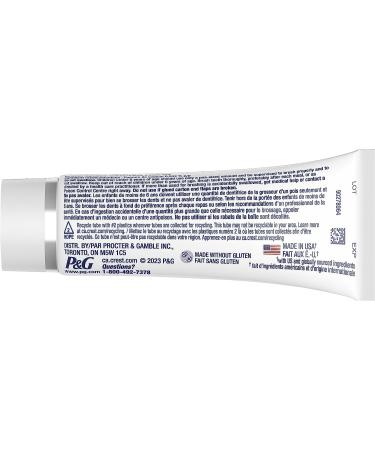Crest 3D White Brilliance Toothpaste Vibrant Peppermint 85 ml 85 ml (Pack of 1) - Buy Online on GoSupps.com