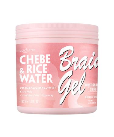 485g Hair Styling Gel for Braided Gel Pomade Vegan Extreme Hold Styling Gel for Dry Wavy Curly or Coily Hair Hair Gel for Men Women Naturally Refreshing Non-Greasy Non-Sticky C009