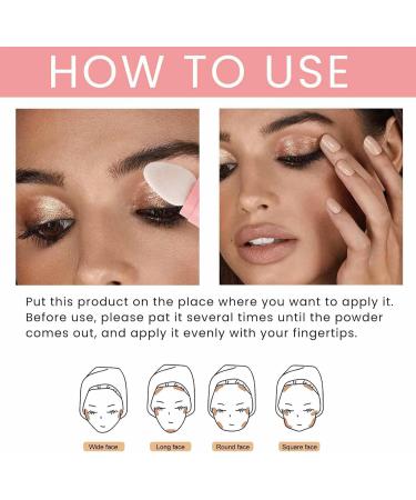  smashing smashing Highlighter Powder for Face - Fairy Face and Body Highlighter Powder Makeup Stick 3D Shiny Blush Natural - Buy Online on GoSupps.com