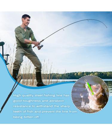 75PC Fishing Accessories Set | 40PC Steel Leaders Rubber Fish & Jig Heads for Freshwater & Saltwater | Ultimate Fishing Gear - Buy Online on GoSupps.com