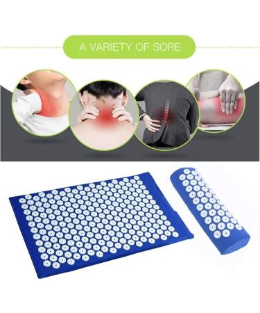 Buy Dunlap Massage Pillow - 6 Types for Stress Relief & Back Pain - Acupuncture & Relaxation - Green with Bag - International Shipping Available - Buy Online on GoSupps.com