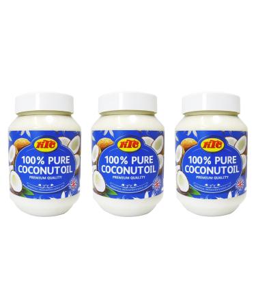 KTC - Pure coconut oil - multi-purpose - 3 x 500 ml