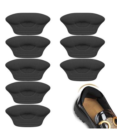 4Pairs New Heel Cushion Inserts Heel Grips Shoe Pads Comfort Thick Back Insoles Self-Adhesive Heel Cushion Anti-Slip Shoe Pads Sport Shoes Heel Blister Protectors for Women and Men(Black) 2 Pairs of Black