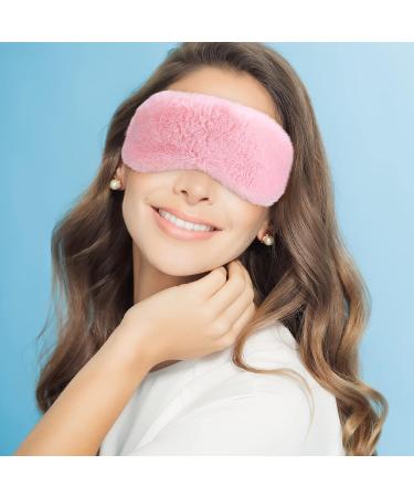 Silk Plush Eye Masks 4 Pack - Comfortable Sleep Mask for Men and Women - Colorful Satin Night Eyeshade Cover - Ideal for Travel and Nap - Solid Fresh Colors - Buy Online on GoSupps.com