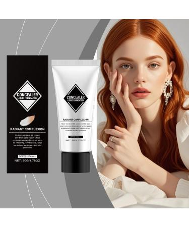 Concealer Liquid Foundation Moisturizing Liquid Foundation 1.76 oz Foundation Makeup Discoloration Moisturizing Tone Correction Base Makeup SPF 50+ BB Cream Contr - Buy Online on GoSupps.com