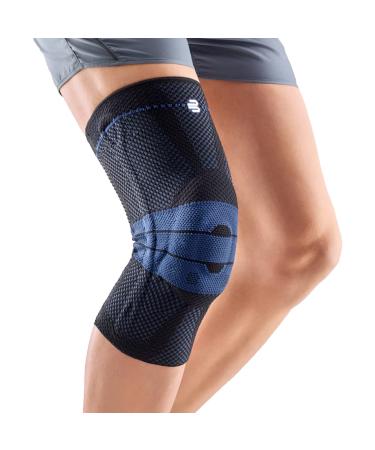 Bauerfeind Kniebandage GenuTrain Unisex To relieve stabilize and activation after injury surgery or chronic such as gonarthrosis (joint wear) or arthritis black size: 6 without silicone edge