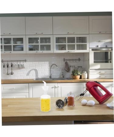 ABOOFAN Glass Containers 1pc Glass Oil Bottle Oil Filter Pot Liquid Kitchen Oil Dispenser 16.5X5.5CM Transparent - Buy Online on GoSupps.com