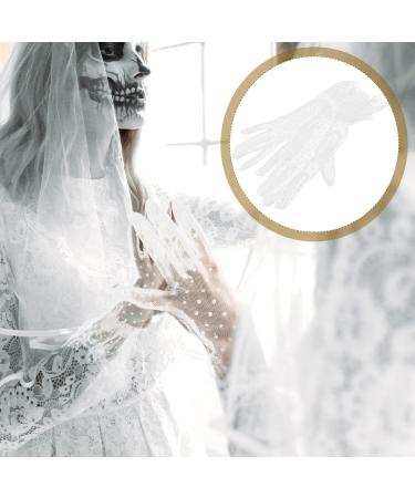 FRCOLOR 1 Pair Gloves Cocktail White Evening Dress Accessories Women's Lace - Buy Online on GoSupps.com