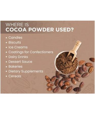 Cocoa Powder Fat reduced Alkalised Cocoa powder enhance Cocoa solubility in culinary applications such as Baking - 35.2 Oz - Buy Online on GoSupps.com