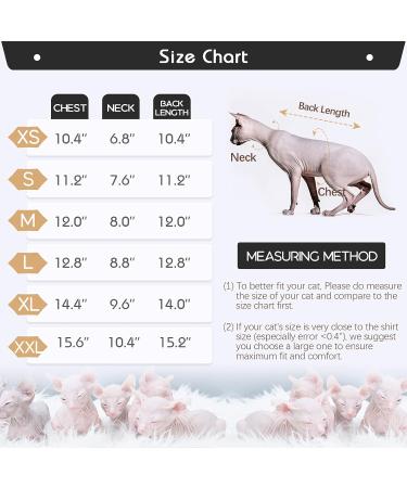 Breathable Summer T-Shirts for Hairless Cats | Soft Cotton Pet Pajamas for Sphynx Cornish Rex Devon Rex - XS Size - Buy Online on GoSupps.com