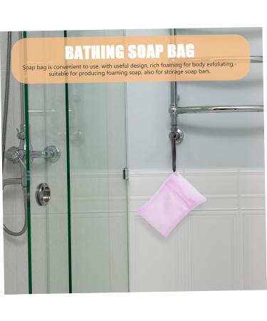 Baluue 4 Pcs Soap Net Bag Soap Saver Pouch Mesh Soap Bag Bar Soap Pouch for Bathing Soap Bar Bag Nylon - Buy Online on GoSupps.com