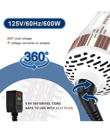 Travel Hair Dryer Brush Mini Hot Air Brush One Step Hair Styler Volumizer | Nano Titanium 2 Inch Hair Trends - Buy Online on GoSupps.com