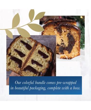 Giusto Sapore Italian Panettone Chocolate Gourmet Bread 26.4 oz | Traditional Dessert - Imported from Italy - Family Owned - Buy Online on GoSupps.com