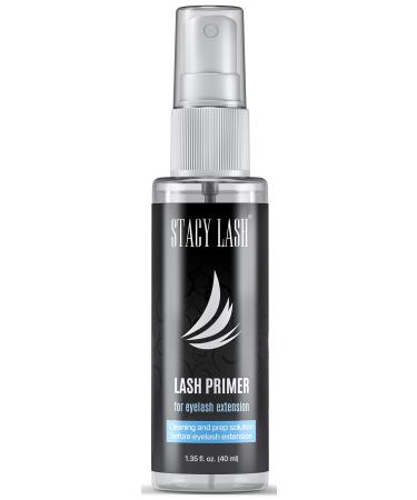 Eyelash Extension Primer / Cleanser (1.35fl.oz/40ml) Stacy Lash / Protein Oil Remover / Increase Adhesive Bonding Power Retention / Pretreatment for Individual Semi Permanent Extensions Glue Supplies
