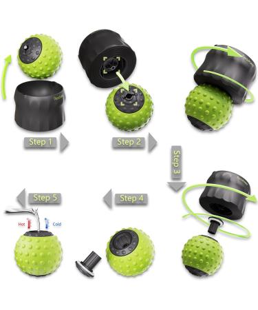 Deep Tissue Massage Ball for Muscle Tension Relief Trigger Point & Yoga Relaxation | Sore Muscle Therapy - Buy Online on GoSupps.com