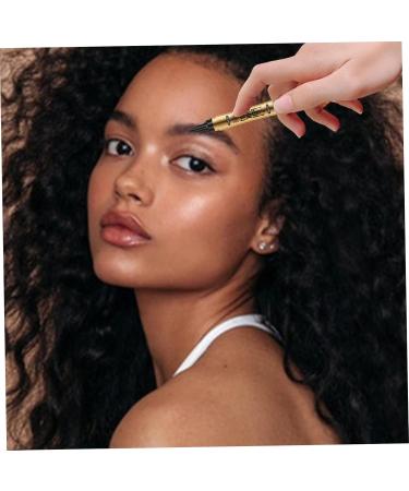 Eyebrow Pencil Liquid Eyebrow Pen 2 in 1 Dual-ended Eyebrow Waterproof & Long Lasting Liquid Eyeliner Pen Four-tip Brow Pencil for Women Gift Black - Buy Online on GoSupps.com