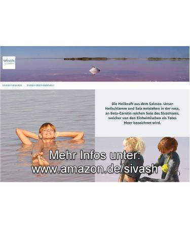 Sivash Natural Bath Salt - 5kg Pink Sole Sea Salt for Sensitive Skin | Neurodermatitis Psoriasis Rheumatism Relief - Enjoy Soothing Bath Experiences - Buy Online on GoSupps.com